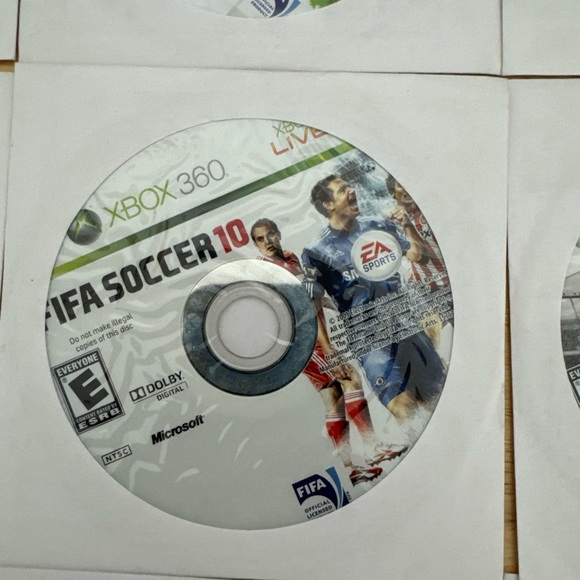 Xbox 360 9 Game Lot Madden NFL & FIFA Soccer Discs Only Multiple Years Tested - Picture 6 of 10